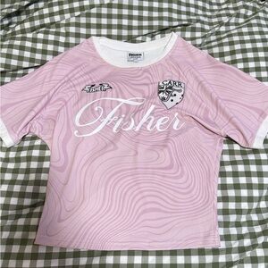 FISHER Women's Pink Crop Top